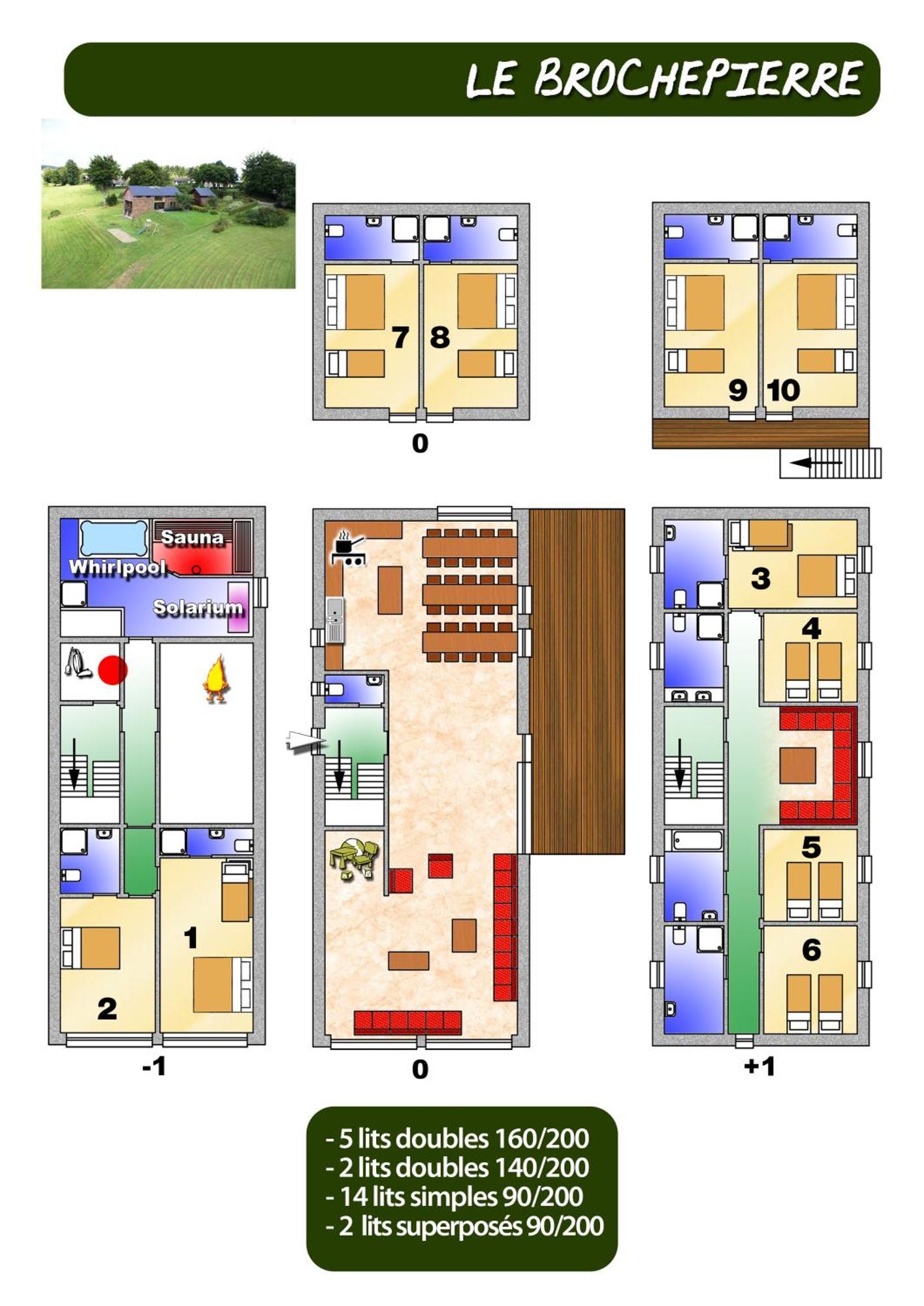 Вилла Brochepierre 28 Pers- Vue Exceptionnelle - Мальмеди Экстерьер фото